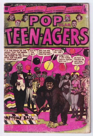 Popular Teen - Agers 6 (1951 Ar) L.  B.  Cole Ape C,  Honey Bunns; Butch Dykeman