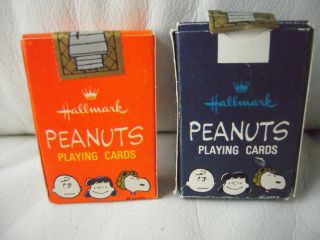 Vintage Hallmark Miniature Peanuts Snoopy Playing Cards - &,  Bonus