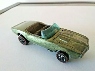 Hotwheels Redline - 1968 Custom Firebird,  Olive With Bronze Interior (hk Casting)