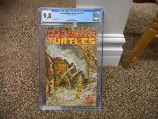 Teenage Mutant Ninja Turtles 37 Cgc 9.  8 Mirage 1991 White Pgs Movie Tv Tmnt