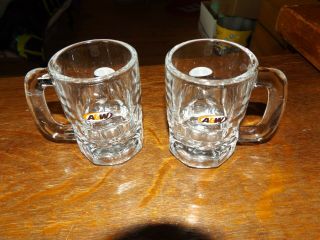 Two Vintage A & W Root Beer Mini Child 