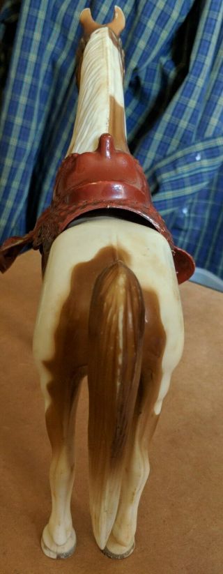 Vintage Breyer? Glossy Western Horse with Snap on Saddle 1960 ' s 4