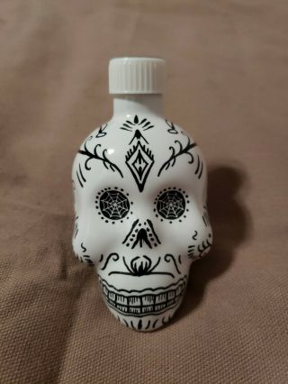 Kah Blanco Tequila 50ml Empty Skull Bottle White Day Of The Dead