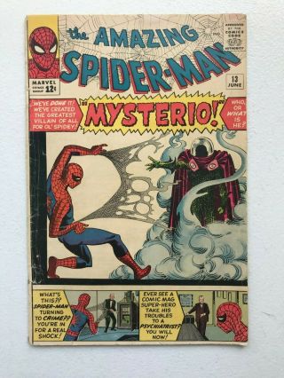 Spider - Man 13 - 1st App Of Mysterio Asm Marvel Far From Home Vg -