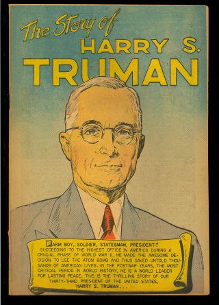 Story Of Harry S.  Truman (version B) Nn In Soti Giveaway Comic 1948 Vf -