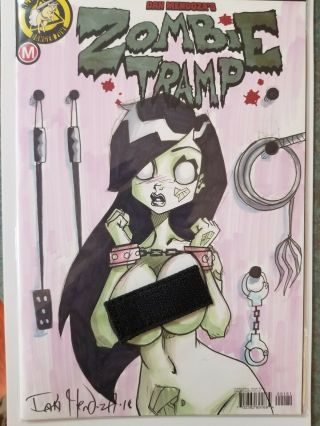 Zombie Tramp Variant Comic Sketch Cover Dan Mendoza
