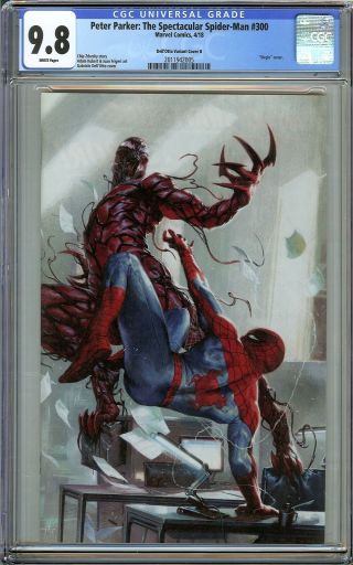 Peter Parker The Spectacular Spider - Man 300 Cgc 9.  8 Carnage Dell 