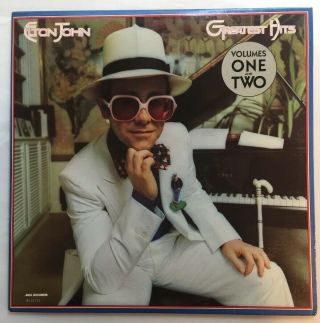 Elton John Greatest Hits Volume 1 & 2 Vinyl Album Double Lp Mint/nm