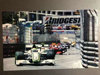 2010 Jenson Button Mercedes Benz Formula 1 Gp Print Picture Poster Rare L@@k