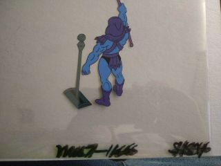 He - Man Masters of the Universe Animation filmation Cel HE - MAN Skeletor 3