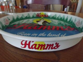 Vintage Hamm ' s Beer Born in the Land of Sky Blue Waters Serving Tray 13 