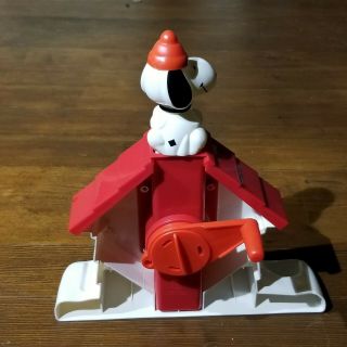 Vintage 1979 Snoopy Sno Cones Machine Snow Cone Maker Shaved Ice Machine Peanuts 4