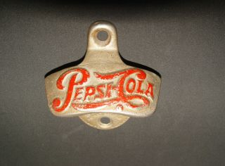 Vintage Starr Stationary Wall Mounted Pepsi - Cola Bottle Opener Brown Co,  N News