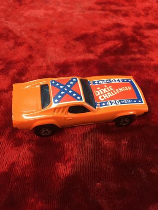 Vintage Hot Wheels Orange Dixie Challenger 426 Hemi Blackwell 1970 Mattel