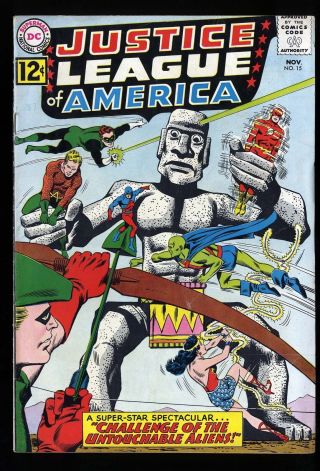 Justice League Of America 15 Vg/fn 5.  0