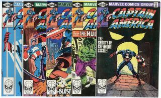 Captain America 256 - 281 Complete Run Avg.  Nm - /nm 9.  2/9.  4 Marvel 1981