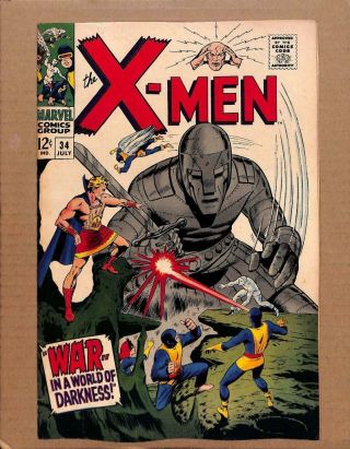 X - Men 34 - Near 9.  0 Nm - Wolverine Colossus Marvel