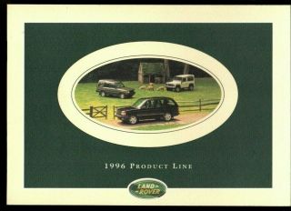 1996 Land Rover Range Discovery Defender 90 Dealer Sales Brochure