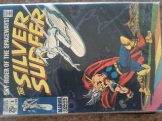 Silver Surfer 4 1969 First Printing Marvel Comic Book Avengers