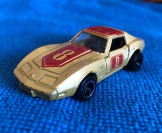 Vtg Tomy Tomica 1977 Chevrolet Corvette No.  F21 Yellow Diecast Car Made In Japan