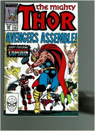 Mighty Thor 390 1st Time Captain America Lifts Thors Hammer Nm