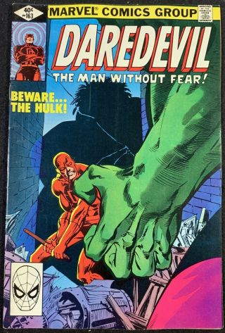 Daredevil (1964) 163 Fn (6.  0) Vs Hulk Frank Miller
