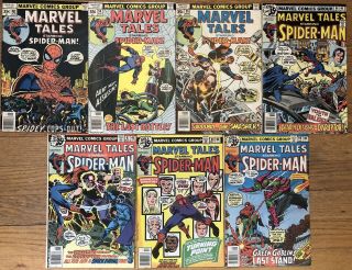 Marvel Tales 91 94 95 96 97 98 99 Spider - Man F/vf Shipp Deaths Gwen/goblin