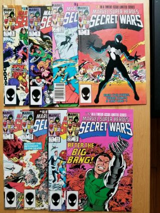 Marvel Heroes Secret Wars 5 - 7,  8,  9 - 12 (1984 - 1985)