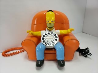 Vintage Rare - Homer Simpson Animated Talking Phone (the Simpsons)
