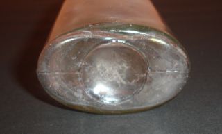 ANTIQUE GLASS BOTTLE J L MATHIEU ' S COUGH SYRUP MARLBORO MASS.  TAR & COD LIVER 4