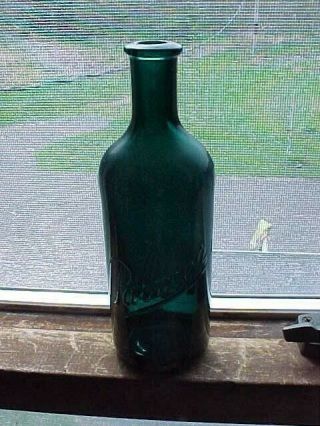 Antique,  Emerald Green Palmer Salon Perfume Bottle - Circa 1890