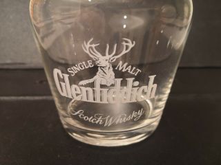 Small Glenfiddich Single Malt Scotch Whisky Whiskey Water Carafe 13.  2 cm tall 5