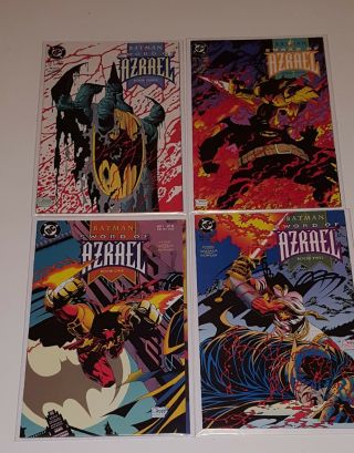 Batman: Sword Of Azrael Issues 1,  2,  3,  4 Dc Comics 1992 Very Fine Plus