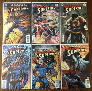 Complete Set Superman: The Coming Of The Supermen 1 2 3 4 5 6 Set Neal Adams Nm