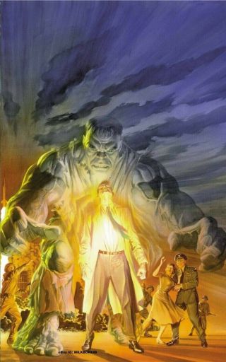 Immortal Hulk 20 Alex Ross Sdcc Exclusive Virgin Avengers Endgame Marvel Comics