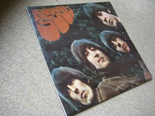 The Beatles Rubber Soul Lp Uk Mono 1st Press - - Loud Cut - - [ex/vg,  ]