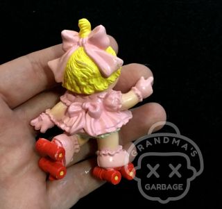 Miss Piggy PVC Figure (Muppet Babies) Jim Henson VTG Roller - skates KAWAII 80 ' s 5