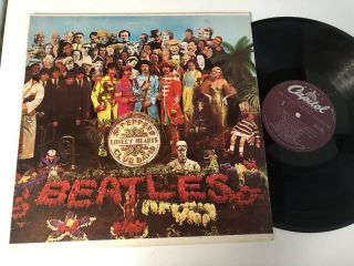 The Beatles Lp Sgt.  Peppers Lonely Hearts Club Band