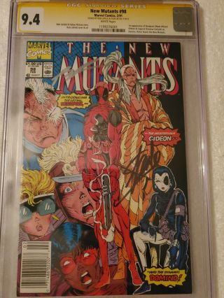 The Mutants 98 Cgc Ssx2 9.  4,  Signed By Stan Lee & Rob Lefield,  Sweet Upc Nr
