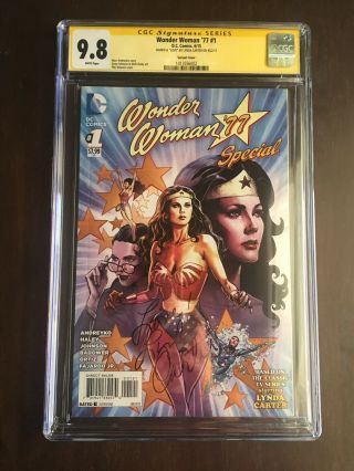 Wonder Woman ‘77 Special 1 Cgc 9.  8 Ss Signed By Lynda Carter