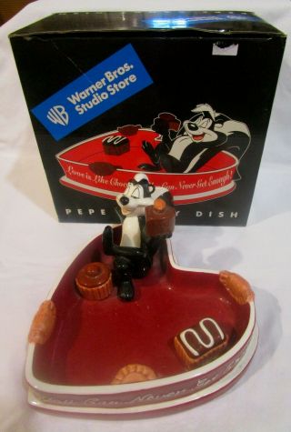 Warner Bros Studio - Pepe Le Pew Candy Dish - - Dated 1998 -
