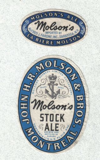 Beer Label - Canada - Molson 