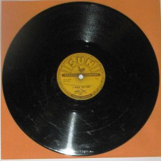 Johnny Cash Sun 242 I WALK THE LINE / GET RHYTHM 78 RPM 2