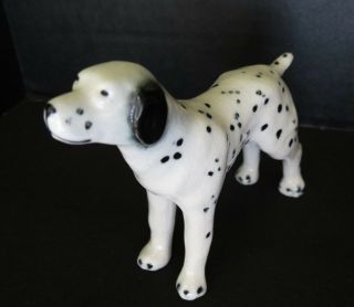 Vintage Dalmatian Dog Figural Porcelain 5 " Length 3 1/2 "
