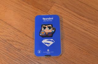 Open Box Foundmi Superman Bluetooth Phone Key Chain Tracker Finder Battery