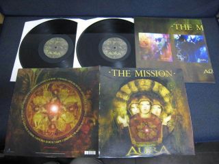 The Mission Aura Uk Double Vinyl Lp Set 2002 Sisters Of Mercy All About Eve