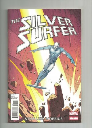 Silver Surfer 1 One - Shot,  Stan Lee,  Moebius,  9.  2 Nm -,  2015 Reprint,  Marvel