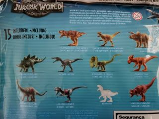 Jurassic World Fallen Kingdom Mini Dino Multipack (15) Battle Damage Mini 