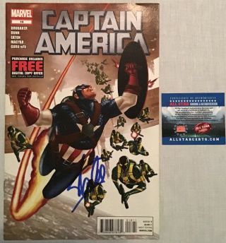 Captain America 18 Signed By Stan Lee All - Star Grading 08950 Vf