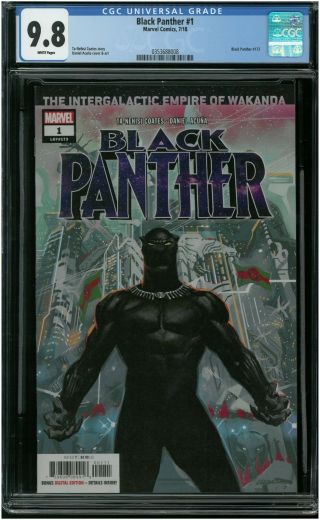 Black Panther 1 - Cgc 9.  8 Nm/mt - Marvel 2018 - Regular Cover Movie